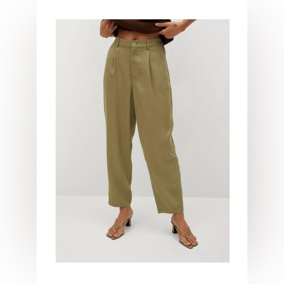 Mango Green Pants - Picture 4 of 6